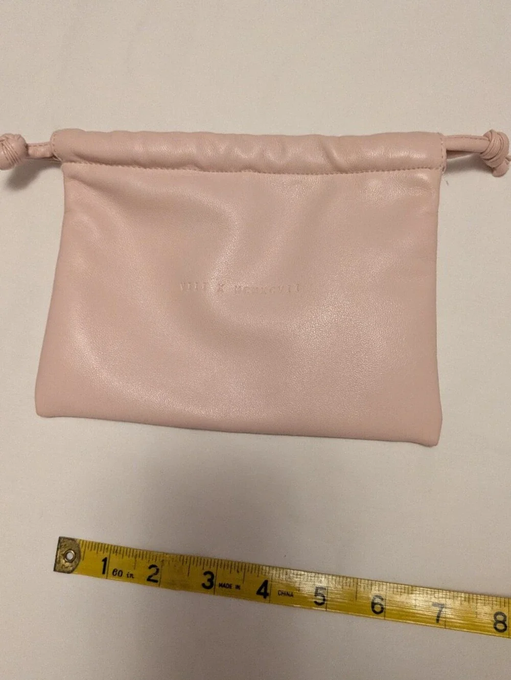 Kylie Cosmetics Pale Pink Drawstring Cosmetic Pouch